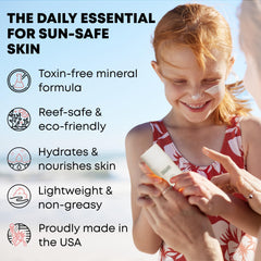 TALLOWRX non-nano zinc oxide closeup highlights mineral protection on skin.