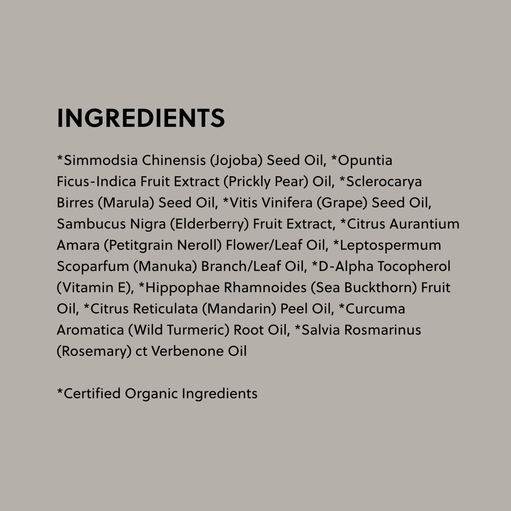 Talova turmeric neroli blend: soothing clarity for even tone.