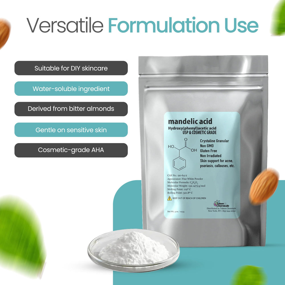 Talsen Mandelic Acid Mask preparation: DIY mask base with active ingredient.