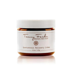 Tammy Fender Spontaneous Recovery Crème bottle highlighting deep hydration for dry, sensitive skin.