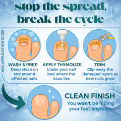 Tammy Taylor Thymolize liquid drops ready for targeted nail care