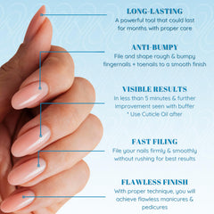 Tammy Taylor zebra filers for nail art tools providing precise shaping