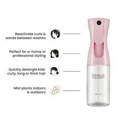 TANGLE TEEZER millennial-pink bottle adds style while preserving hair health