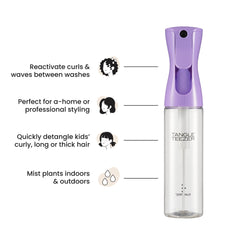 Sustainable Tangle Teezer bottle design shown in lilac shade