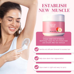 Tardiy Peach Facial Hair Remover Cream makes precise, mess-free application simple.