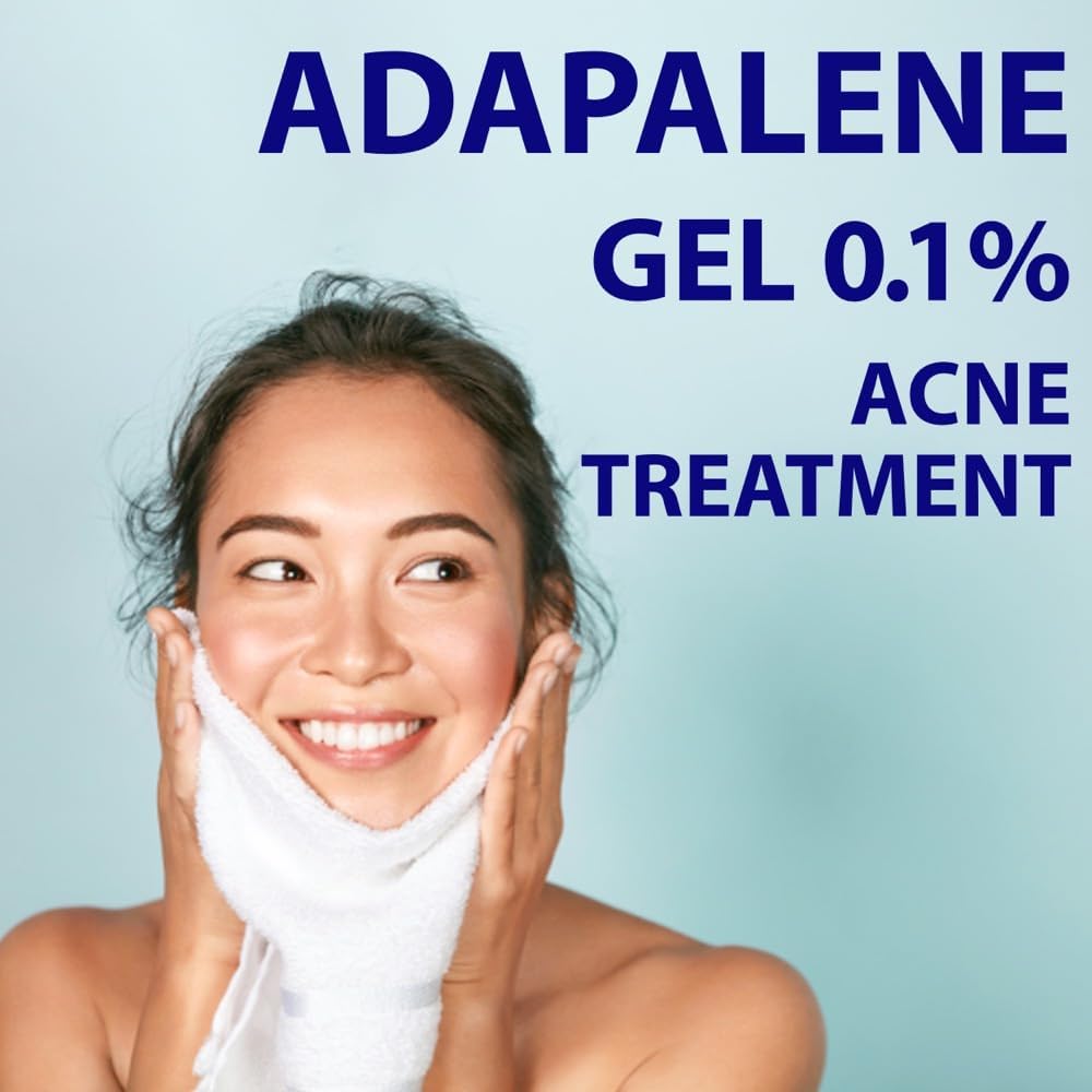 TARO Adapalene 0.1% gel consistency shows a lightweight, non-greasy feel for daily use.