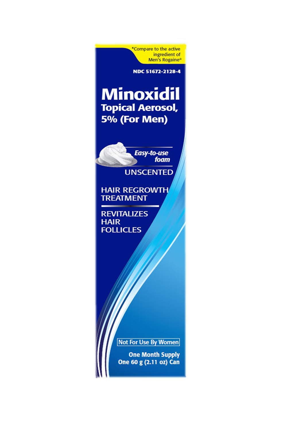 TARO Minoxidil no-mess spray foam for easy routine