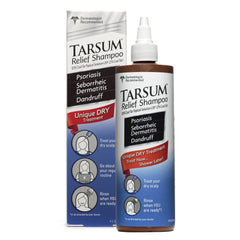 Tarsum shampoo and conditioner on tile surface for routine use