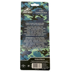 Taste Beauty Jurassic World set with decorative dinosaur tubes, perfect for collectibility.
