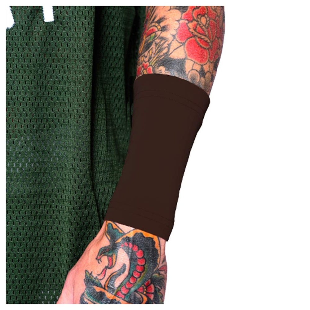 Tat2X Ink Armor forearm sleeve with 6-inch coverage for discreet tattoo concealment