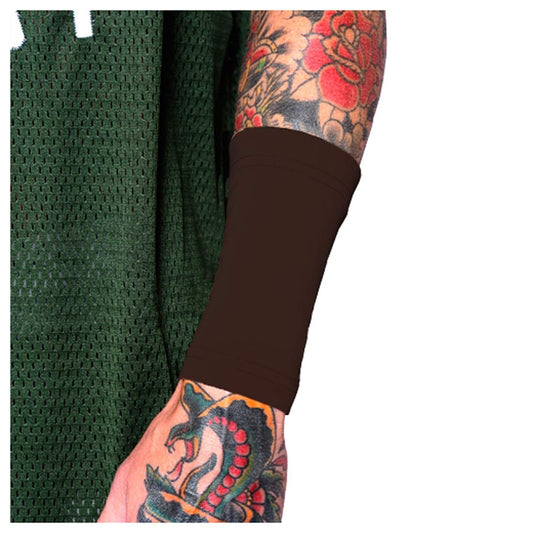 Tat2X Ink Armor forearm sleeve with 6-inch coverage for discreet tattoo concealment