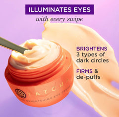 Jar lid and product close-up suggesting premium brightening formula