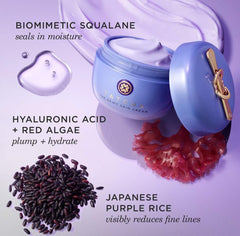 TATCHA The Dewy Skin Cream glow after application shows dewy finish