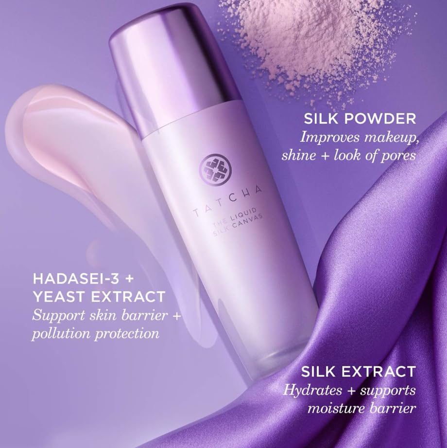 Tatcha Liquid Silk Canvas lightweight protection against pollutants