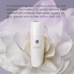 TATCHA Pure One Step Camellia Cleansing Oil bottle for gentle makeup removal.