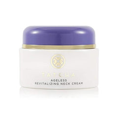 TATCHA Revitalizing Neck Cream bottle for daily neck skin hydration.