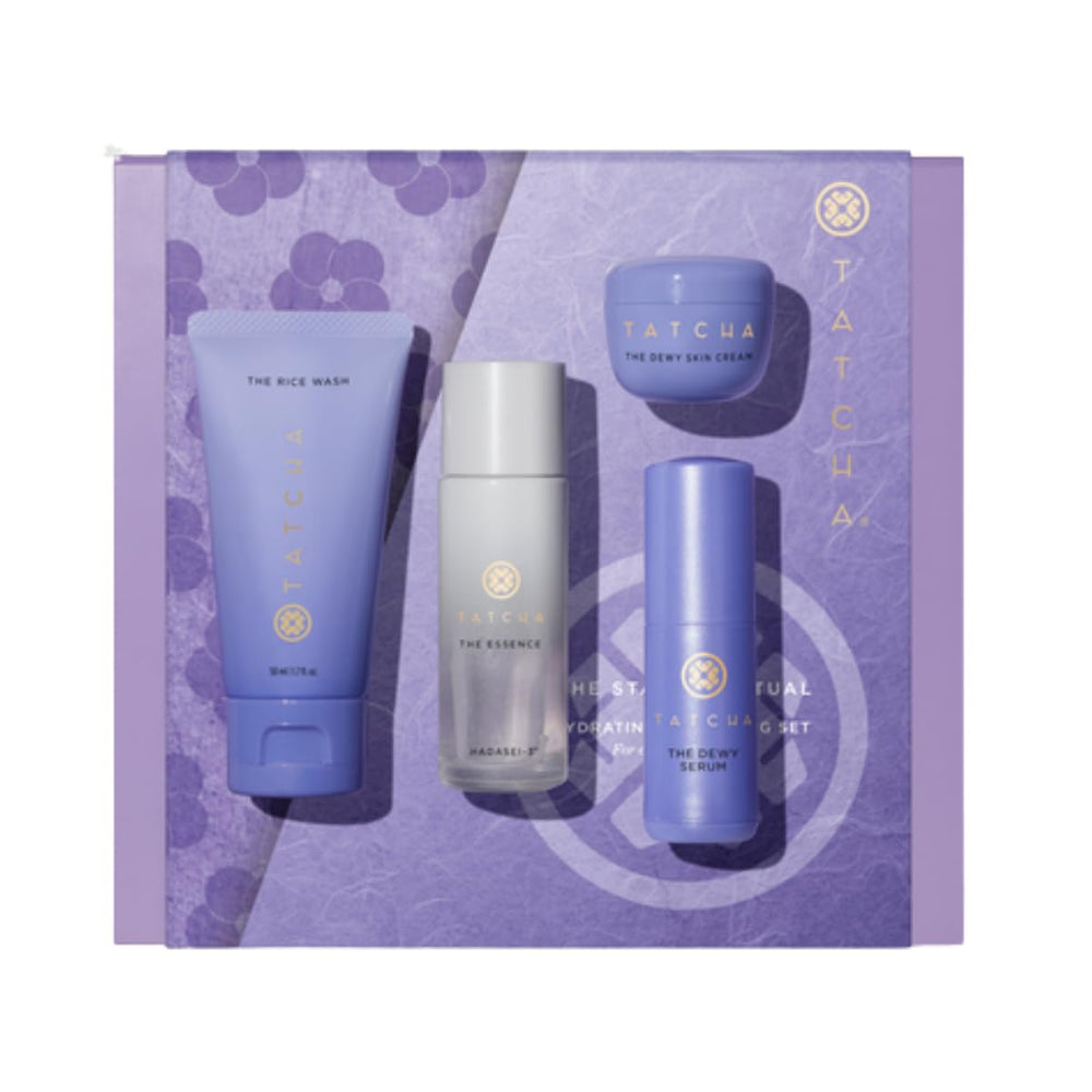 TATCHA Starter Ritual Rice Wash foaming texture ready to cleanse the skin