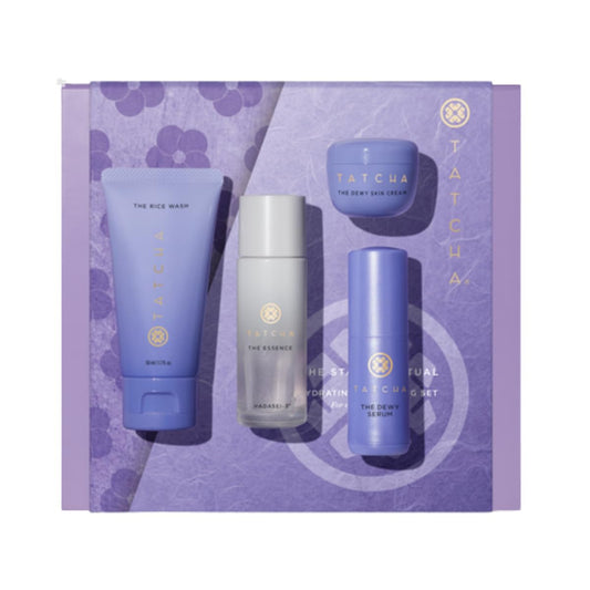 TATCHA Starter Ritual Rice Wash foaming texture ready to cleanse the skin