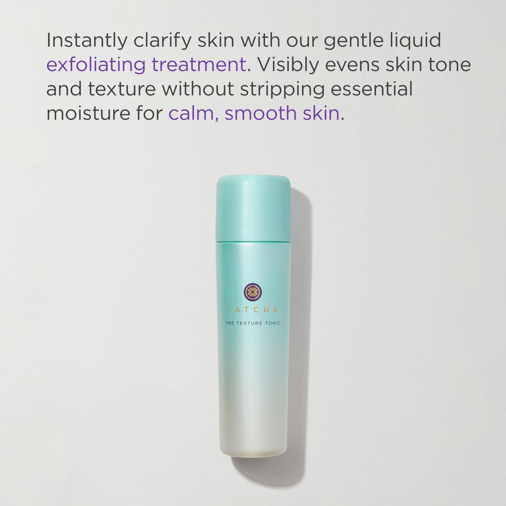 TATCHA Texture Tonic close-up of active ingredients like AHAs and niacinamide.