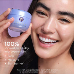 Tatcha Wisteria Lip Mask provides berry gloss and lip comfort.