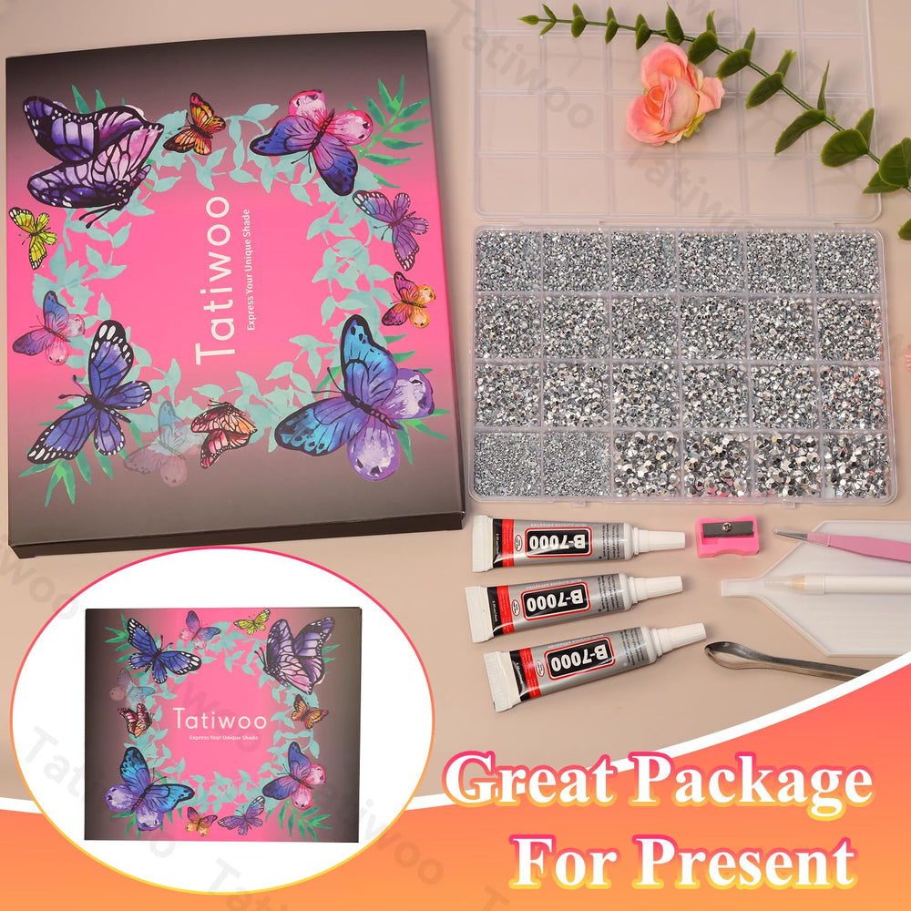 Tatiwoo tray and scoop help organize tiny gems efficiently