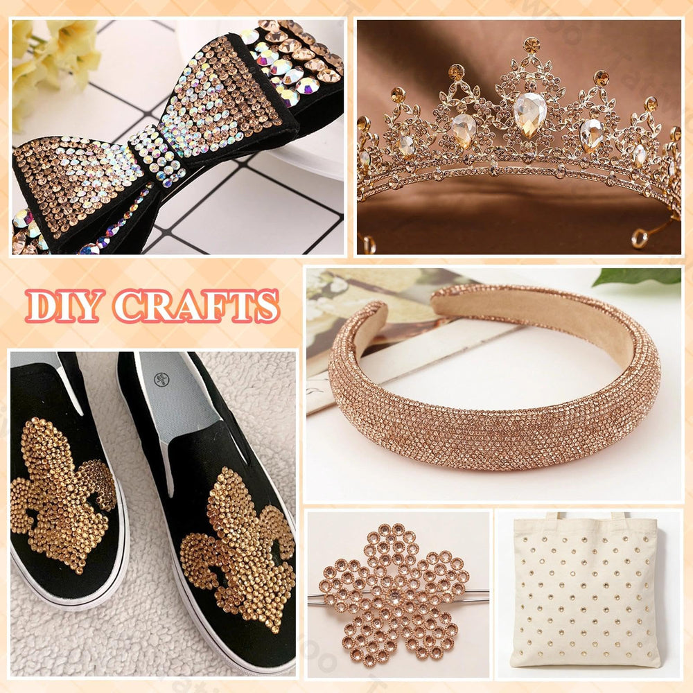 Tatiwoo gift-ready rhinestone kit offers value for crafters and makeup artists.