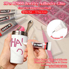 Tatiwoo rhinestones tray keeps gems organized during crafting sessions
