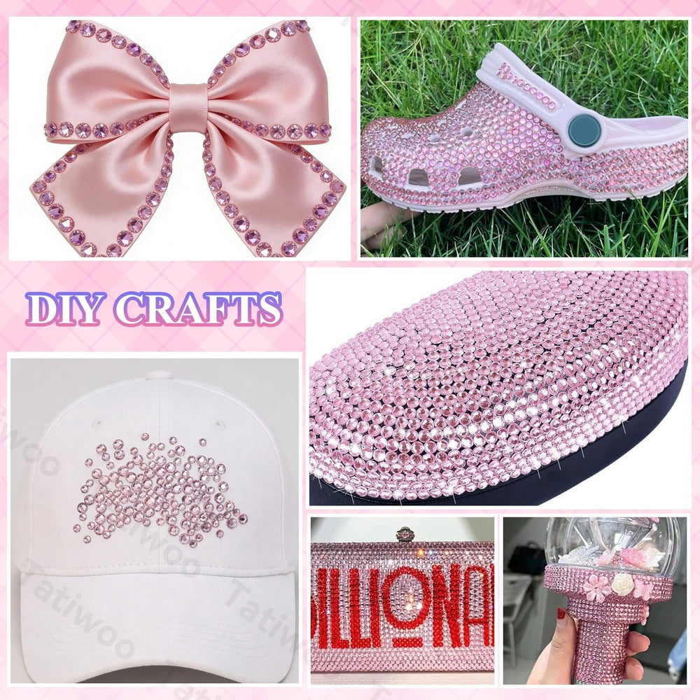 Tatiwoo versatile bedazzling kit ideal as a gift for crafters and makeup artists.