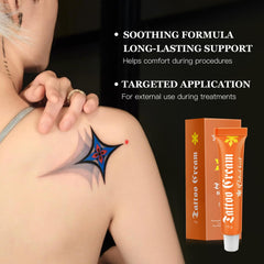 Tattoo Cream is dermatologist-tested, suitable for sensitive skin.