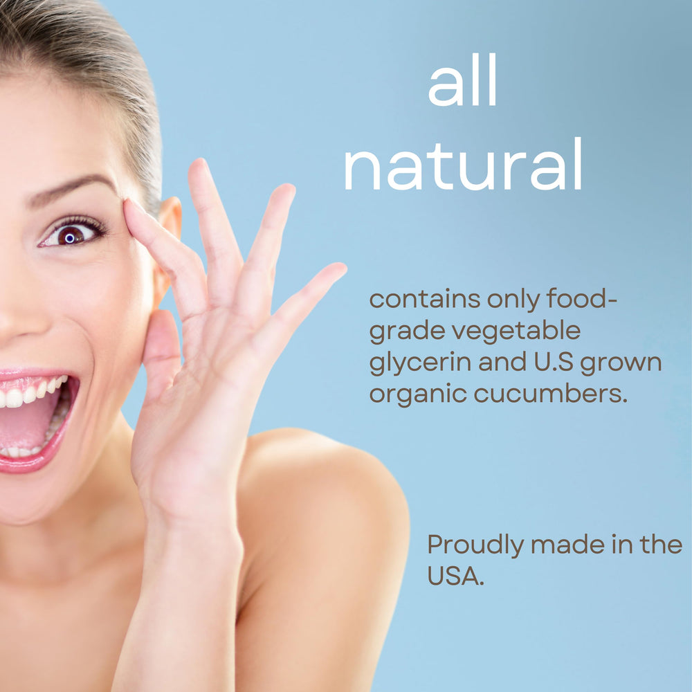 Skin application scene with t.botanicals cucumber glycerite for hydration
