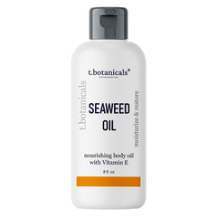 t.botanicals Seaweed Body Oil bottle showing fast-absorbing hydration