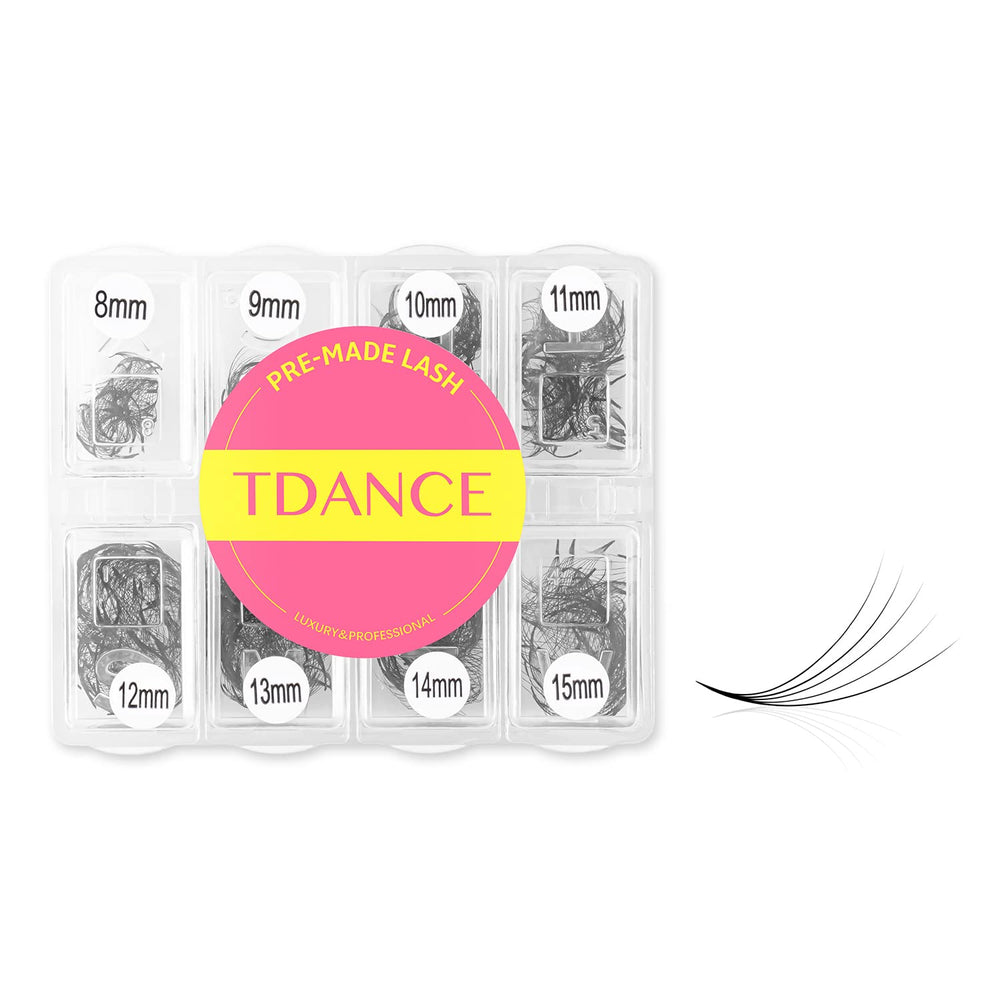 TDANCE 600 premade box front view showing value for lash artists