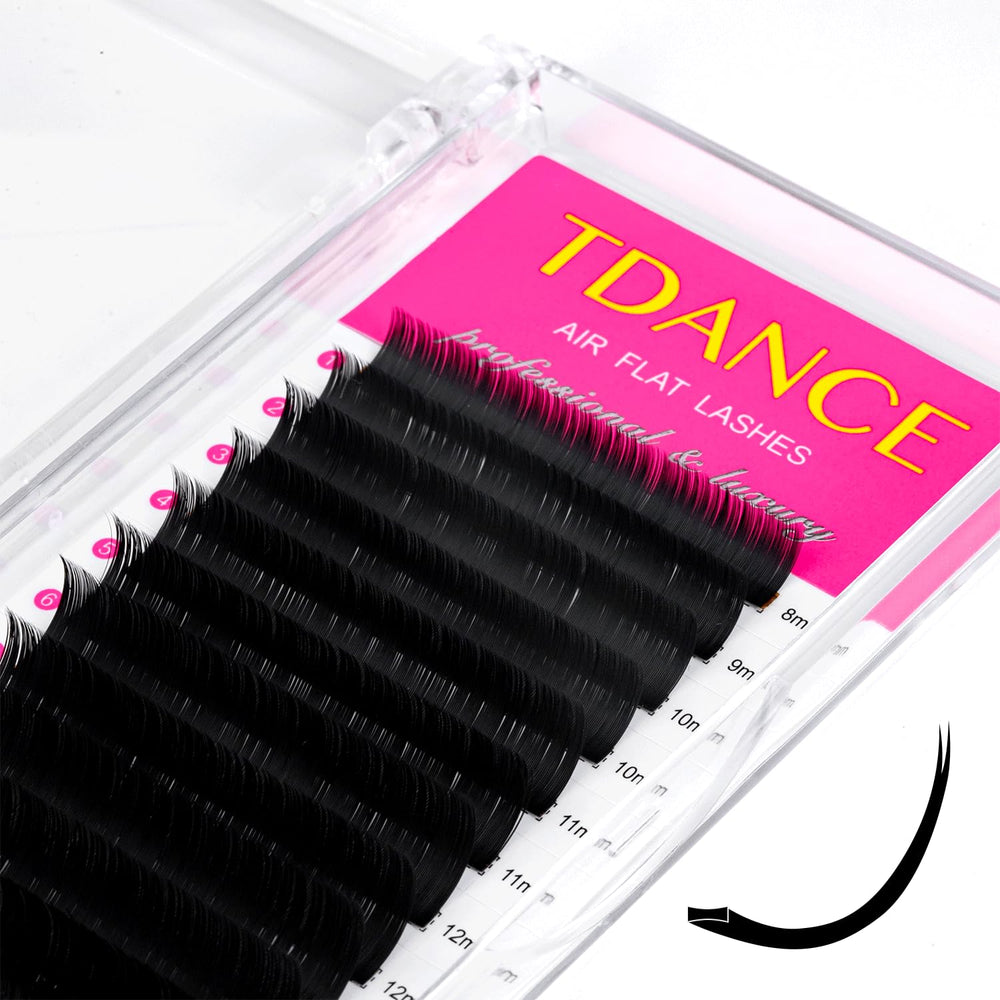 TDANCE Ellipse lash extensions applied with easy placement and bonding