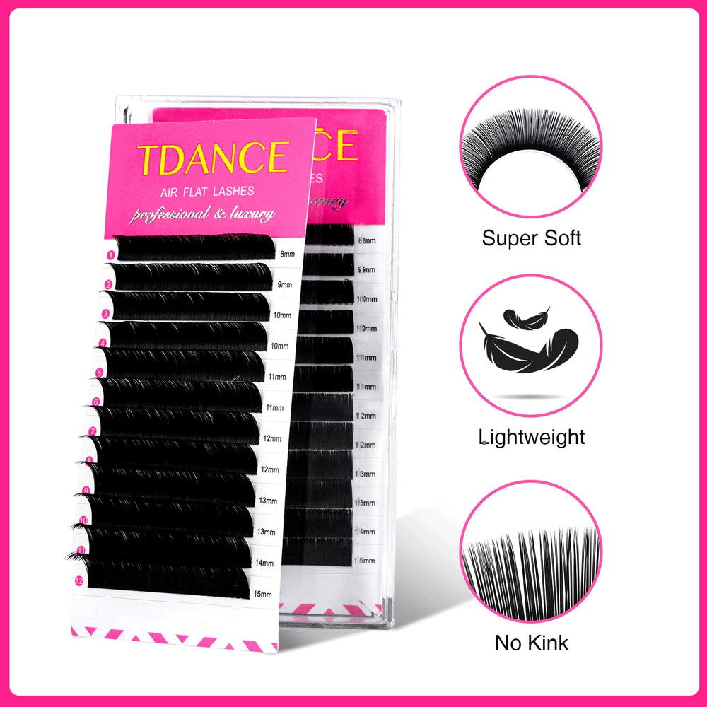 TDANCE Matte black finish provides a natural-looking result