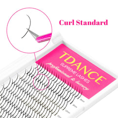 TDANCE Premade Spikes fans closeup with magnetized roots for easy placement.