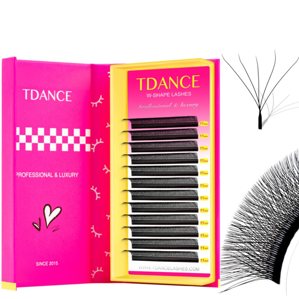 TDANCE YY Lash extensions premade fans packaging for efficient lash artistry
