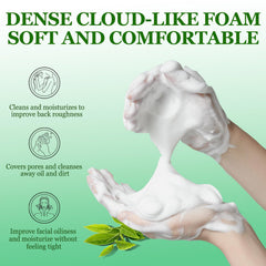 Tea Tree Soap resting in wash area signals daily refreshing routine.