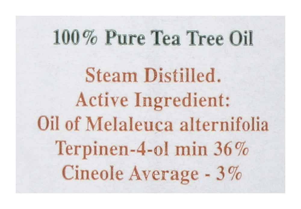 Tea Tree Therapy dropper bottle for precise topical dilution and aroma application.
