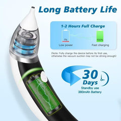 TEADZ ear vacuum easy-clean design with detachable parts and filters