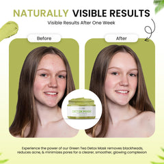 Teami Detox Face Mask swatch showing smooth, renewed skin texture