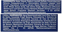 Tec Italy Lumina Purple Shampoo lather on hair showing cleansing and tone maintenance.