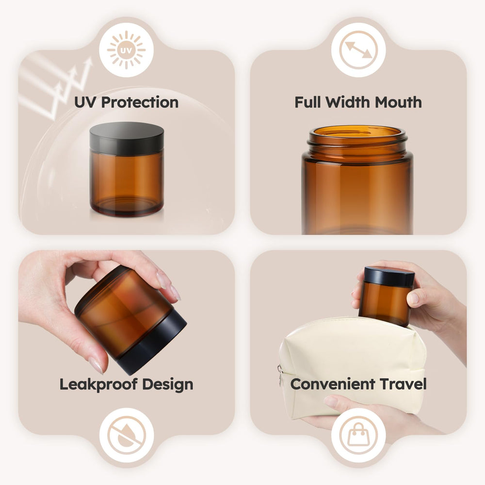 Tecohouse compact jar size ideal for travel and on-the-go use.