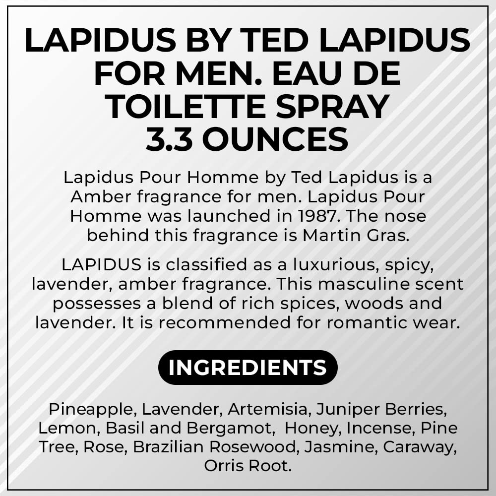 Lapidus by Ted Lapidus for Men lifestyle shot suggests versatile everyday wear.