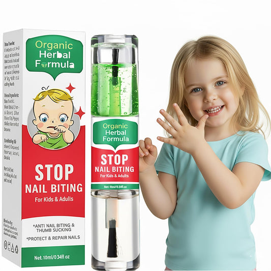 TEELAMP Nail Biting Treatment bottle close-up, compact and travel-ready.