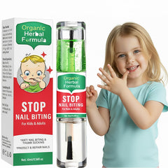 TEELAMP Nail Biting Treatment bottle close-up, compact and travel-ready.