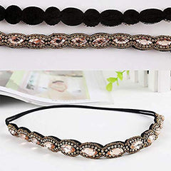 Teenitor delicate beaded headband workmanship highlights elegant accessory details