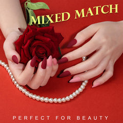 Teenitor included nail files and cuticle sticks aid shaping and prep.