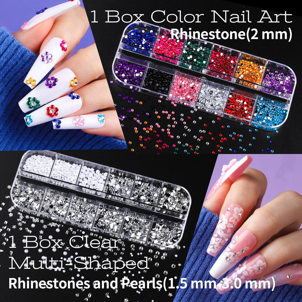 Teenitor pink nail brushes collection enables precise painting and detailing.