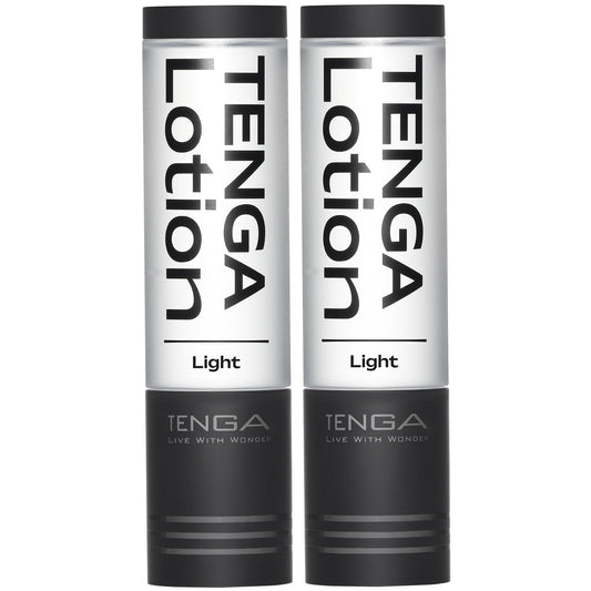 TENGA Light Lotion TLO-003 Black bottle front view showing two-pack value