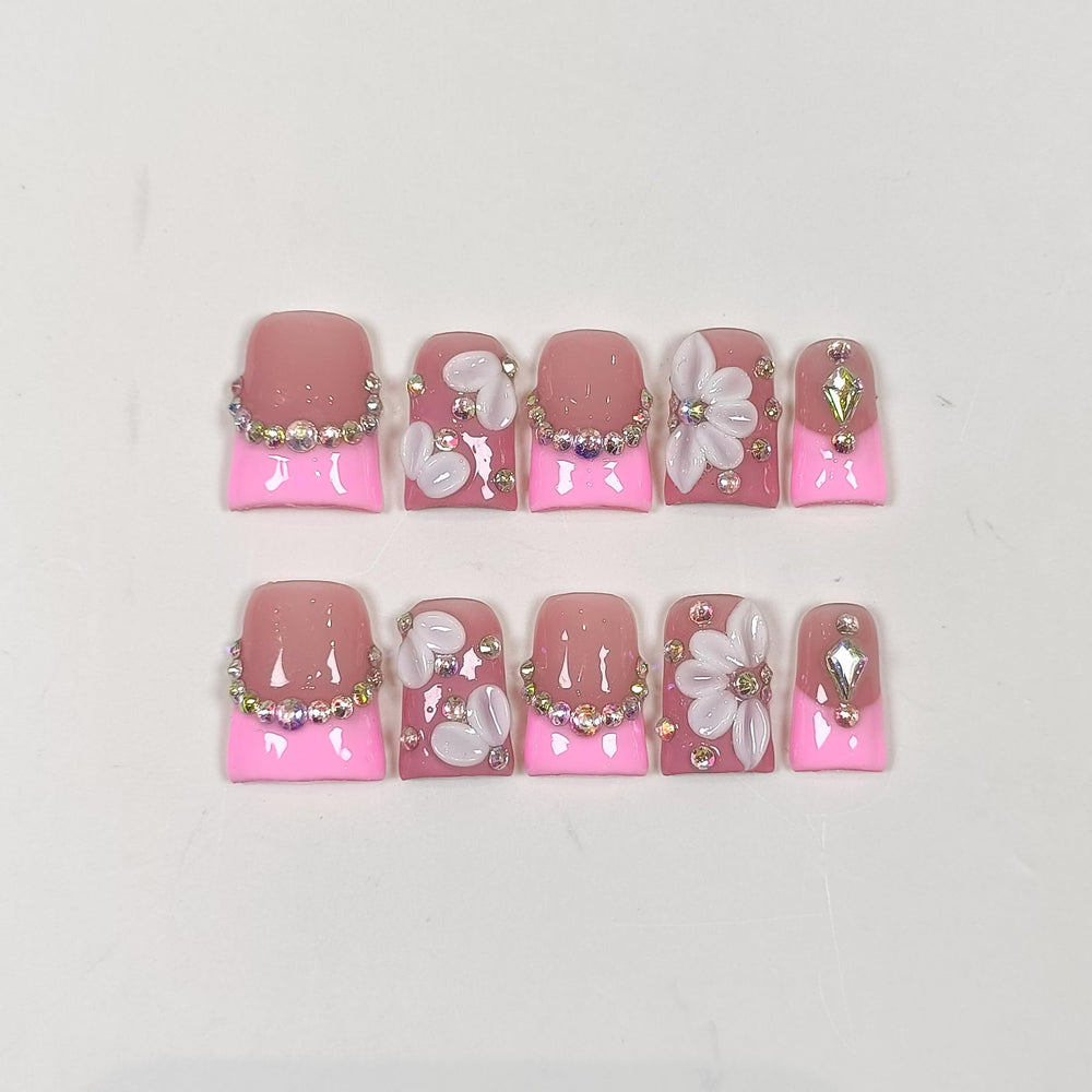 TENPAL glazed donut nude pink nails for smooth everyday wear